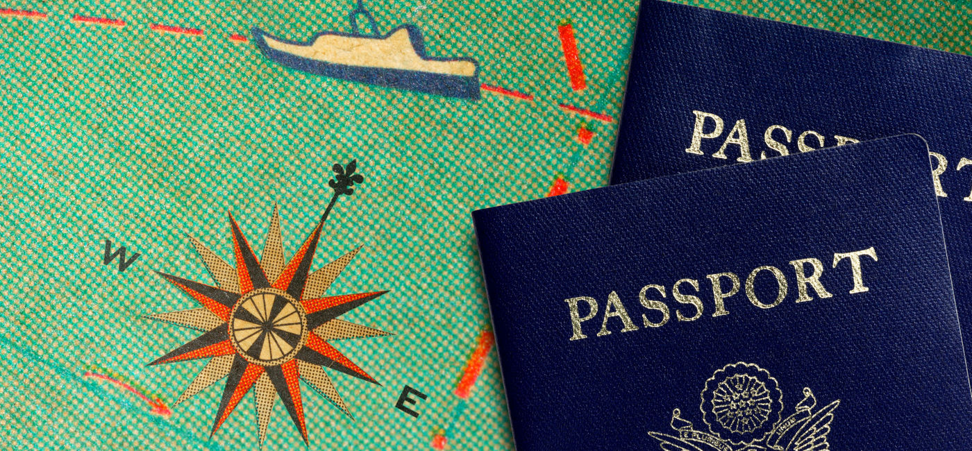 Image: Passports for a cruise. (Photo Credit: DNY59 / E+)