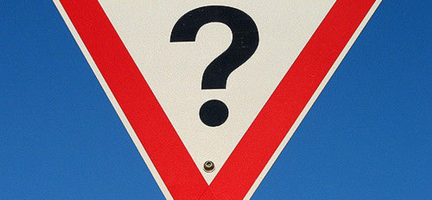Image: PHOTO: Question mark sign. (photo via Flickr/Colin Kinner)