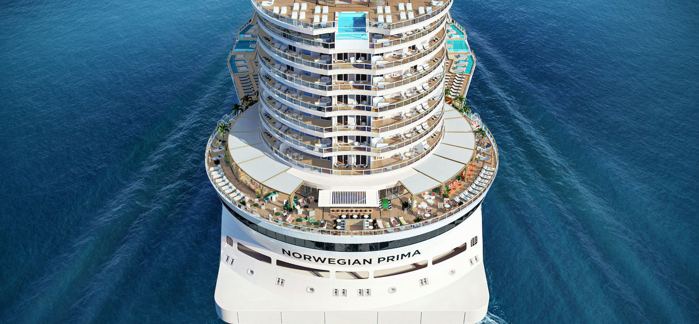Image: NCL's new Norwegian Prima. (Photo courtesy of Norwegian Cruise Line)