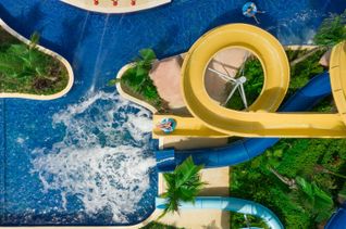Slides at Hilton La Romana Resort & Water Park