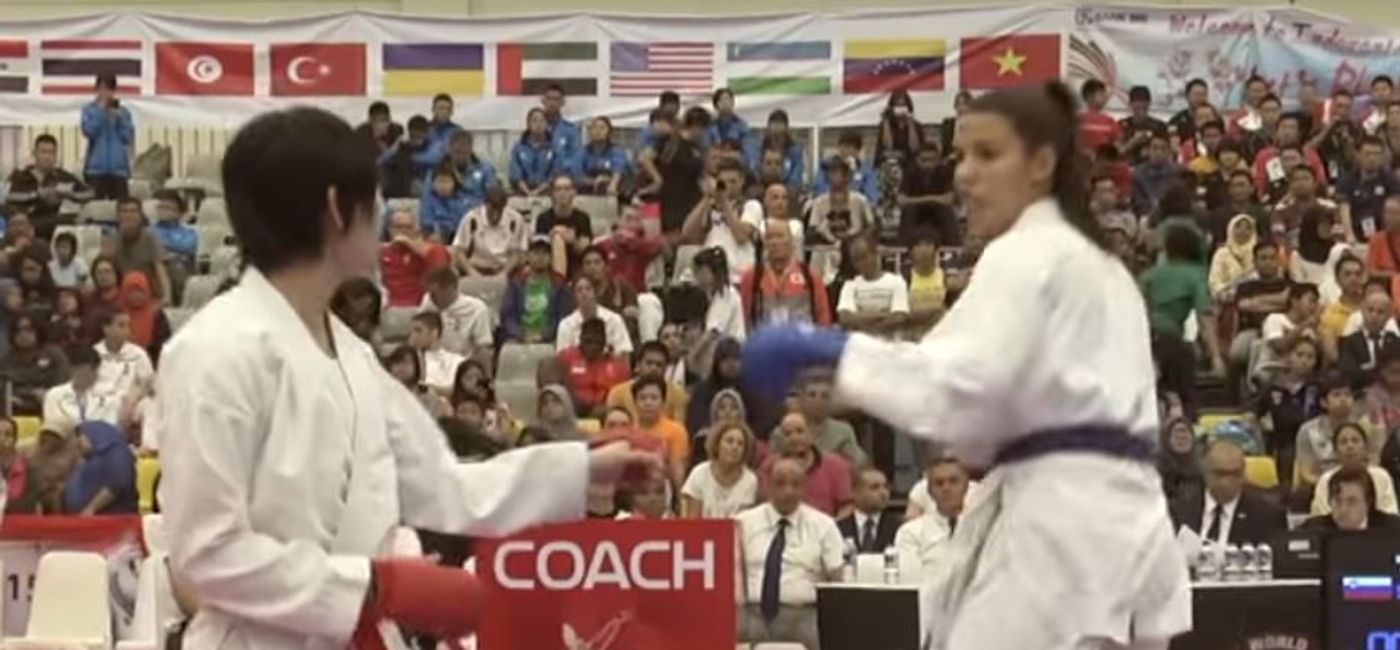 Image: PHOTO of karate, via the Buenos Aires 2018 Organizing Committee (BAYOGOC) for the Youth Olympic Games. (YouTube/Buenos Aires 2018 Organizing Committee (BAYOGOC) for the Youth Olympic Games.)