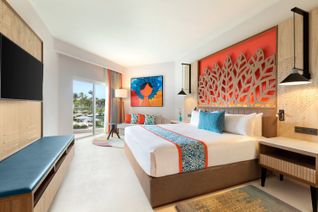 Deluxe partial ocean view room at Hilton La Romana Resort & Water Park