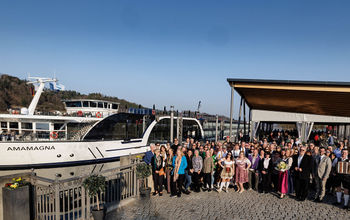 AmaWaterways Vilshofen dock christening.