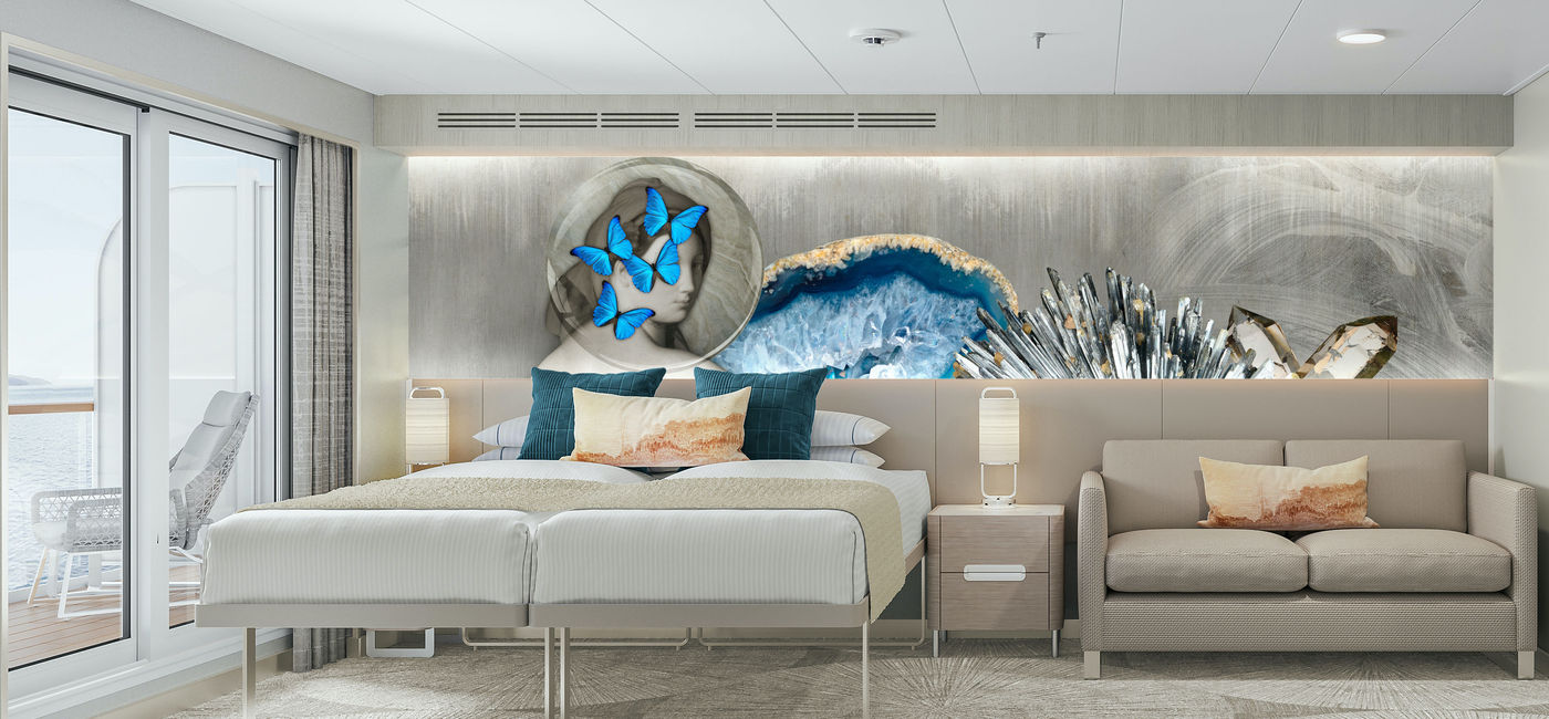 Image: A Norwegian Prima balcony stateroom. (photo via Norwegian Cruise Line)