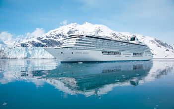 Crystal Serenity in Glacier Bay.