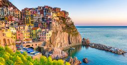 Sunset in Manarola, Cinque Terre, Italy