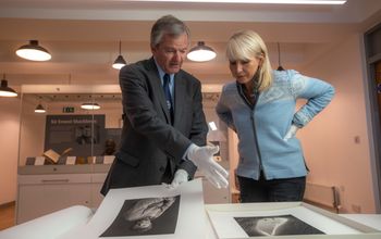 Professor, Julian Dowdeswell, Karine Hagen, Viking, museum, archives, Scott Polar Research Institute, Cambridge