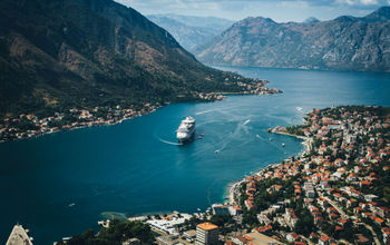Cruise ship in Kotor, Montenegro