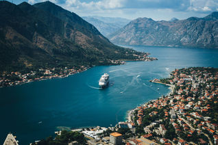 Cruise ship in Kotor, Montenegro