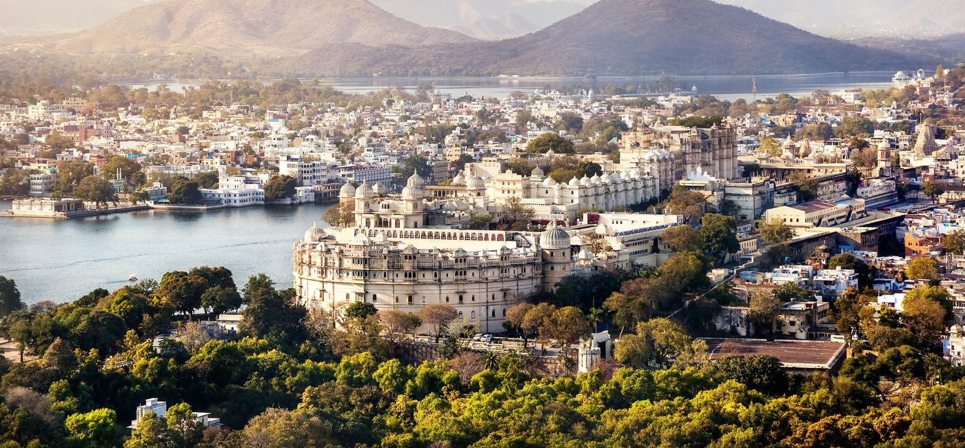 Image: PHOTO: Lake Pichola with City Palace view in Udaipur, Rajasthan, India. (photo via byheaven/iStock/Getty Images Plus)