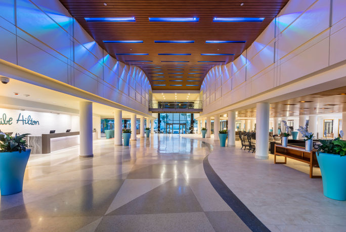 Caribe Hilton lobby Caribe Hilton lobby