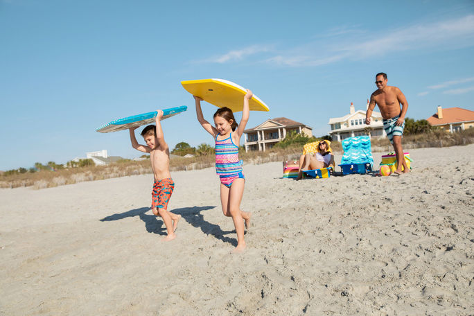 Family vacationing in Myrtle Beach, South Carolina