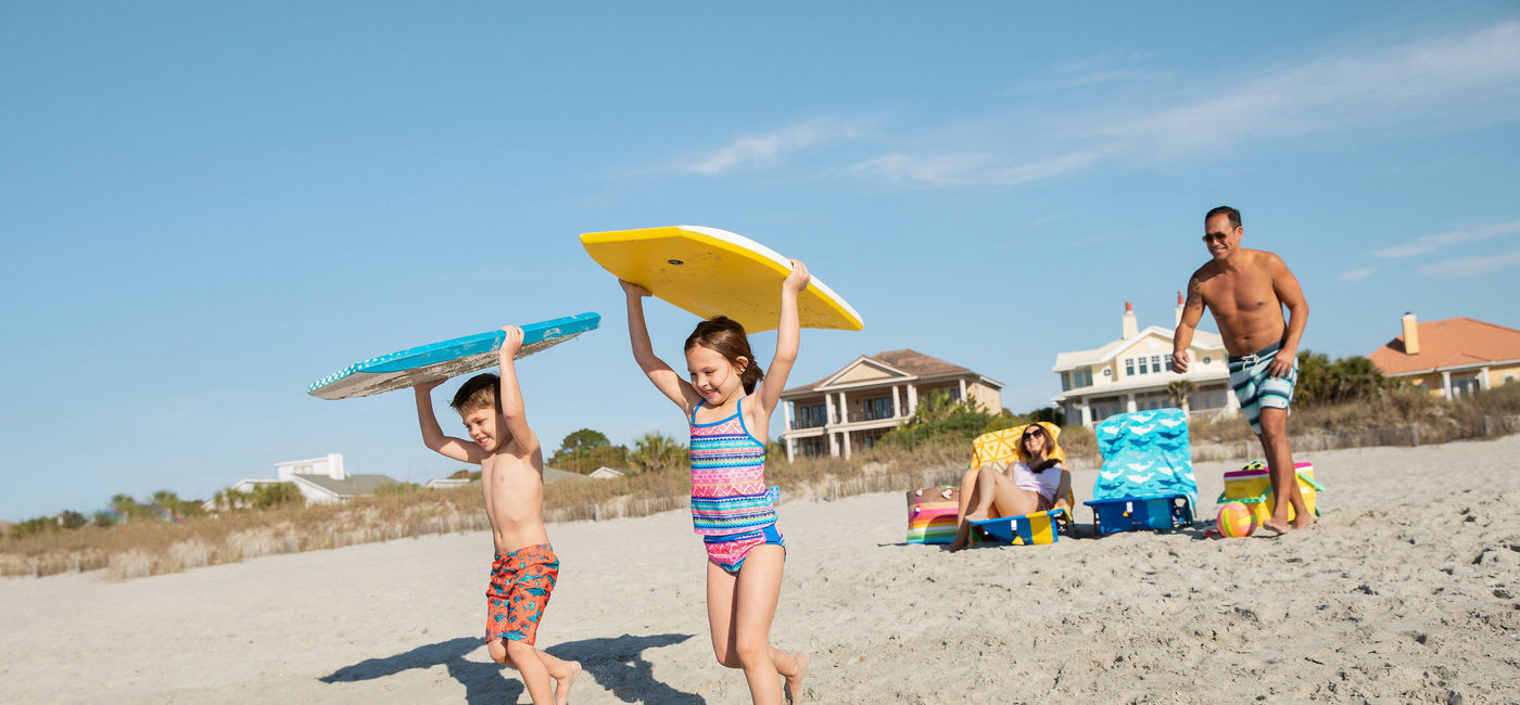Image: A family vacationing in Myrtle Beach, South Carolina. (photo courtesy of Visit Myrtle Beach)