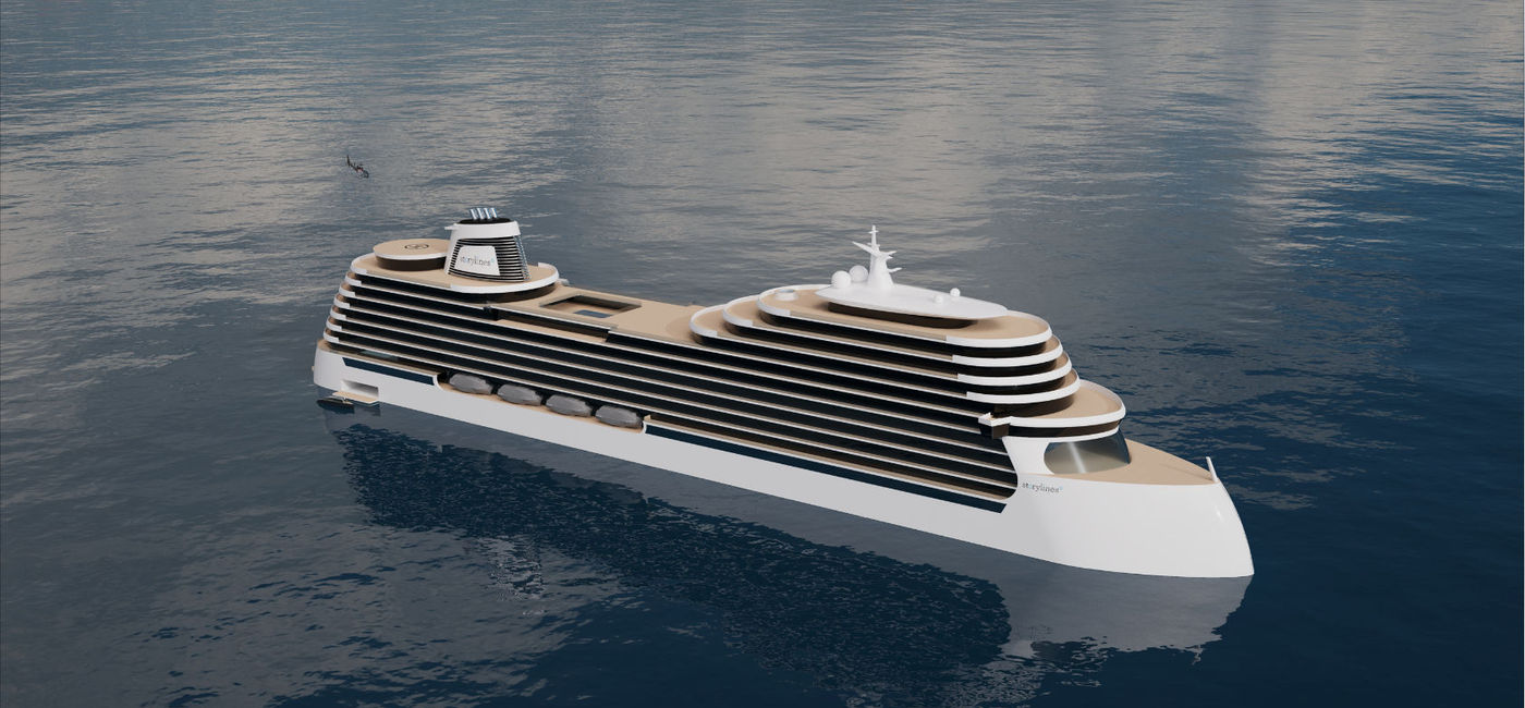 Image: PHOTO: Rendering of ship exterior. (Photo via Storylines)