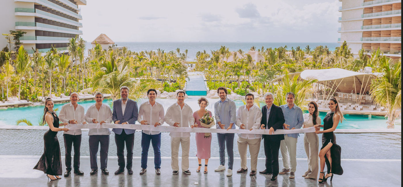 Image: Secrets Moxche Playa del Carmen’s ribbon cutting ceremony. (photo via AMR Collection) (AmResorts Media License)