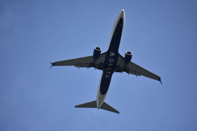 Delta Air Lines plane. Delta Air Lines plane.