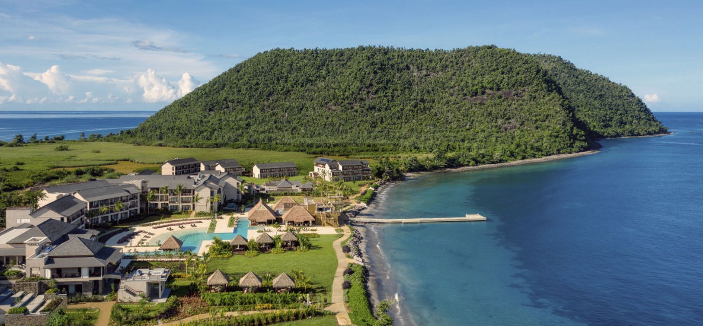 Image: Aerial view of Cabrits Resort & Spa Kempinski Dominica. (photo courtesy of Cabrits Resort & Spa Kempinski Dominica)