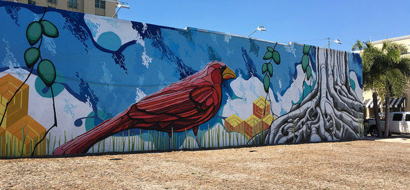Image: PHOTO: A mural in West Palm Beach, Florida. (photo via Flickr/Phillip Pessar)