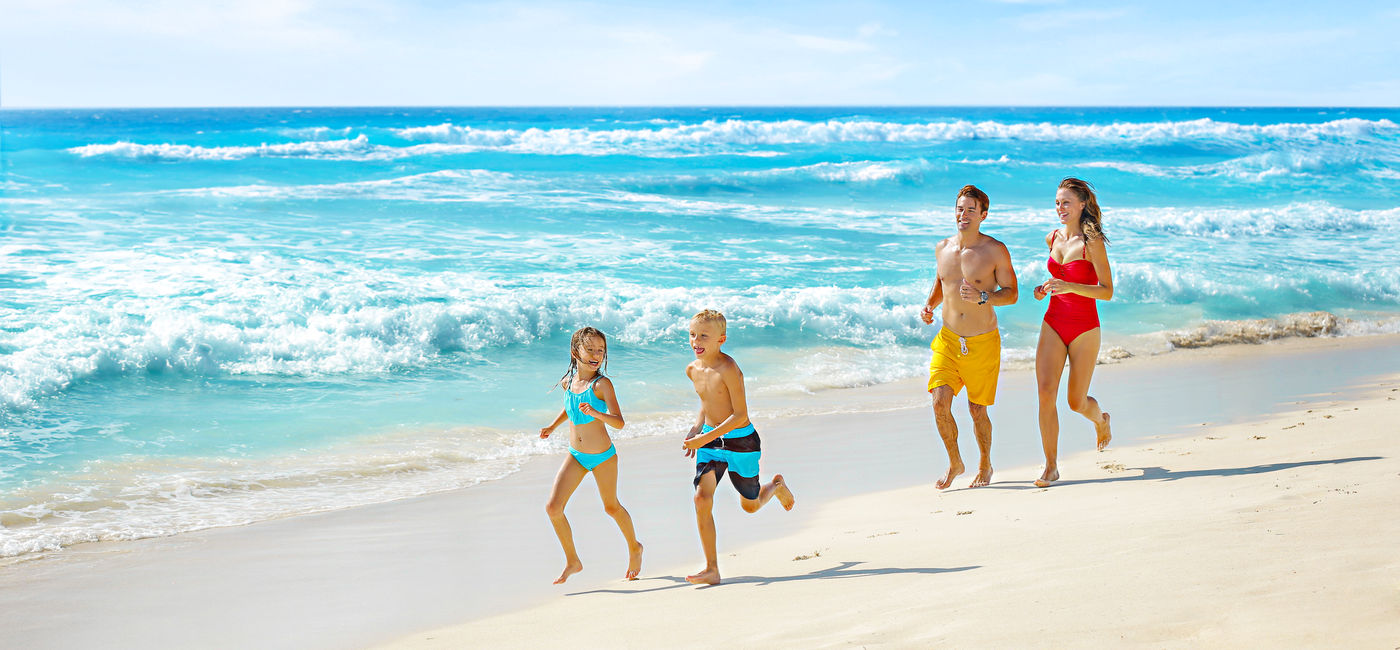 Image: PHOTO: The beach is great for families at Grand at Moon Palace (photo courtesy of Palace Resorts)