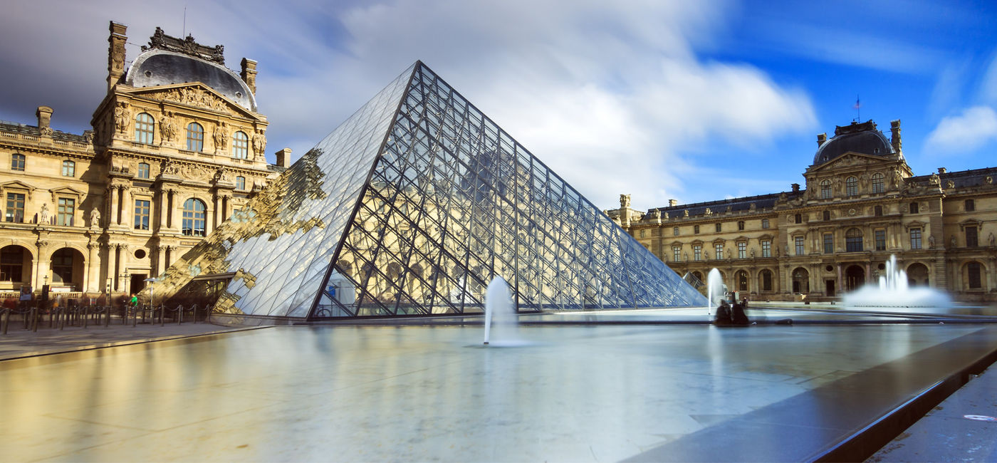 Image: PHOTO: The Louvre; Paris, France. (photo courtesy of dennisvdw/iStock Editorial/Getty Images Plus)
