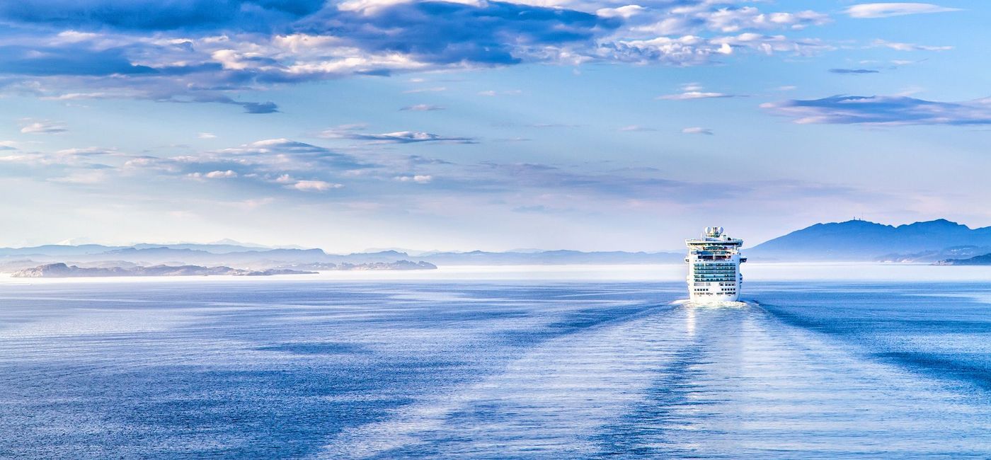 Photo: Path on the water from a large cruise ship. (photo via cassinga/iStock/Getty Images Plus) (iStock / Getty Images Plus)