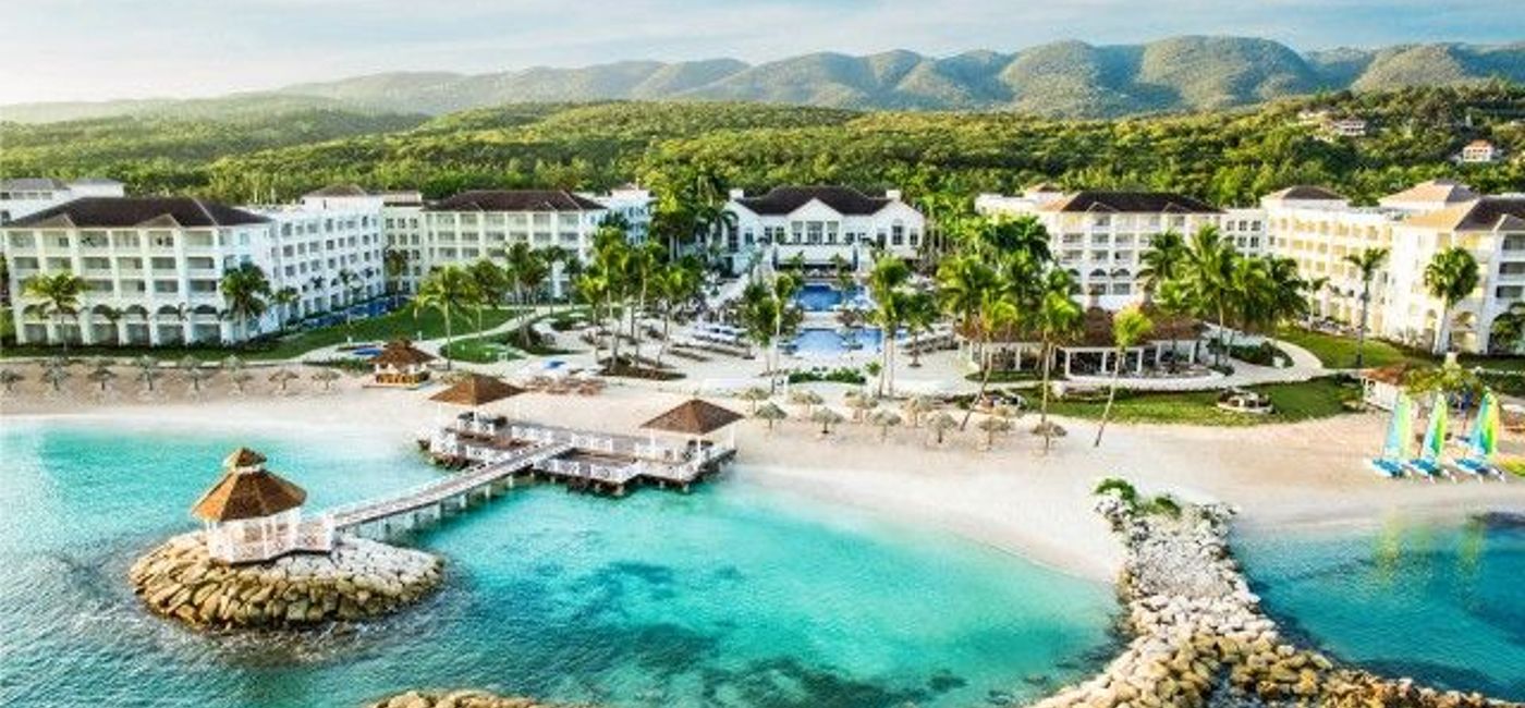 Image: PHOTO: Aerial view of both Hyatt Ziva and Zilaria, Rose Hall, Jamaica. (photo courtesy of Hyatt)