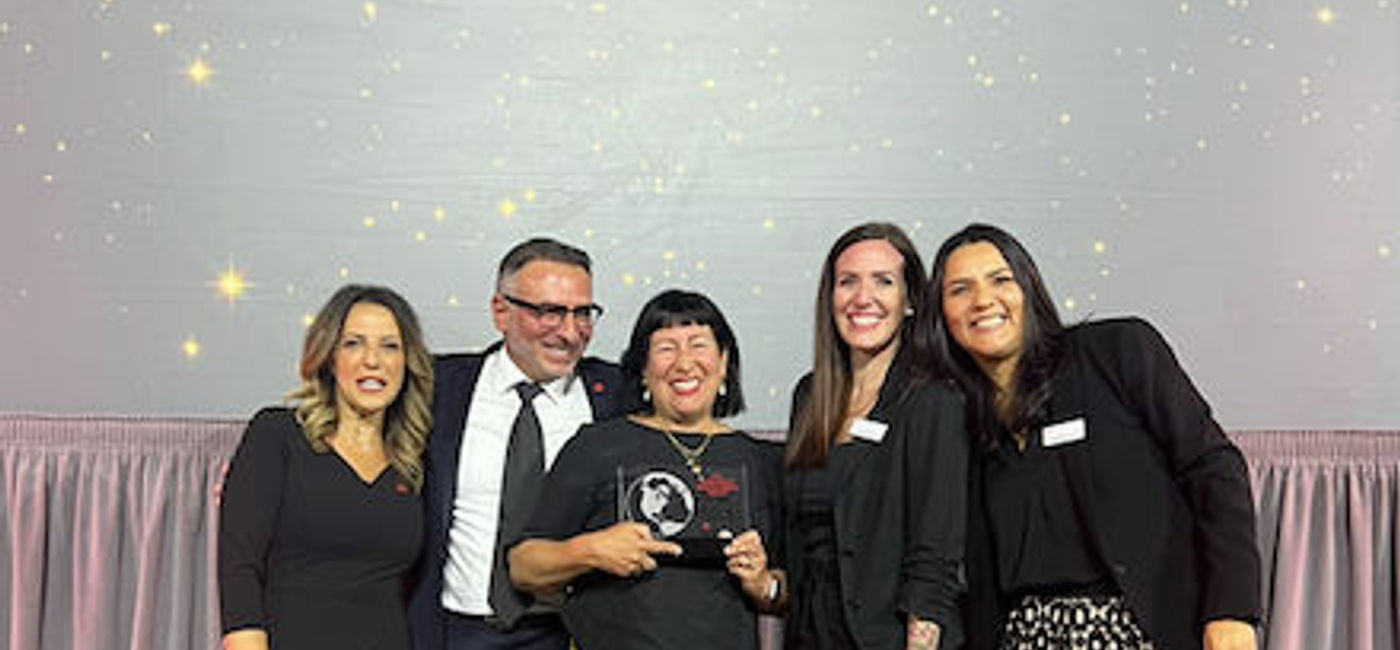 Image: From left: Erminia Nigro, General Manager, ACV Sales Ontario; Nino Montagnese Managing Director, ACV; Penny Martin, VP Agent Experience, TTAND; Krista Rothfuchs Area Sales Manager for Independent Advisors, ACV@Home; Ana Paula De Souza, Directrice, Ventes | Director, Sales ACV.