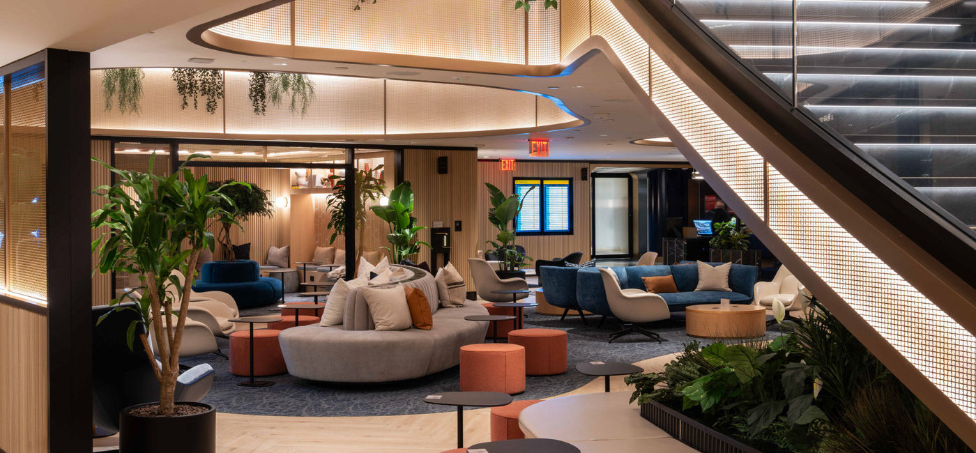 Image: Inside the Chase Sapphire Lounge by The Club at LaGuardia (Photo Credit: Angela Sun/Chase Sapphire)