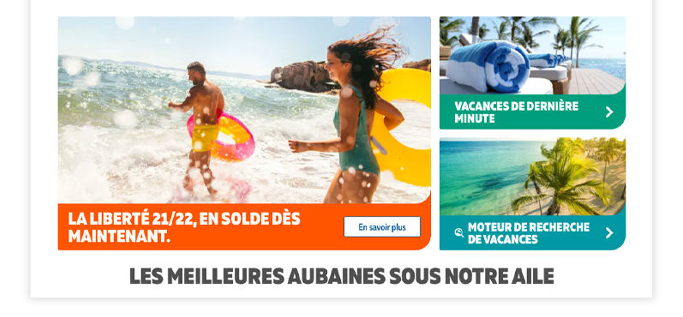 Image: Site web Sunwing (Site web Sunwing)