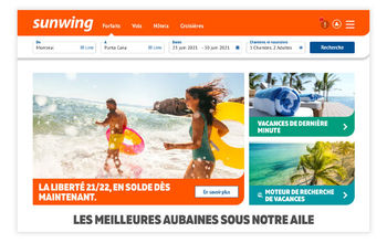 Site web Sunwing