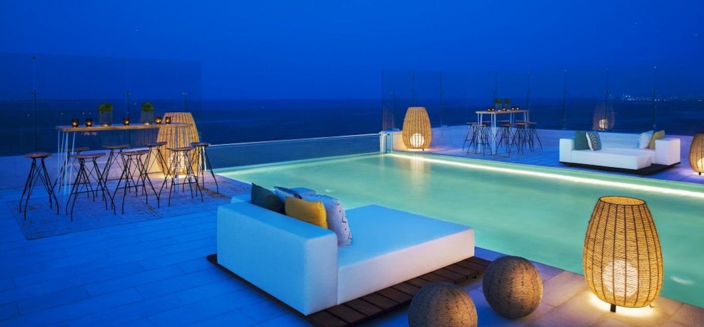 Image: Rooftop view at Dreams Vista Cancun Golf & Spa Resort. (photo courtesy of AMResorts)