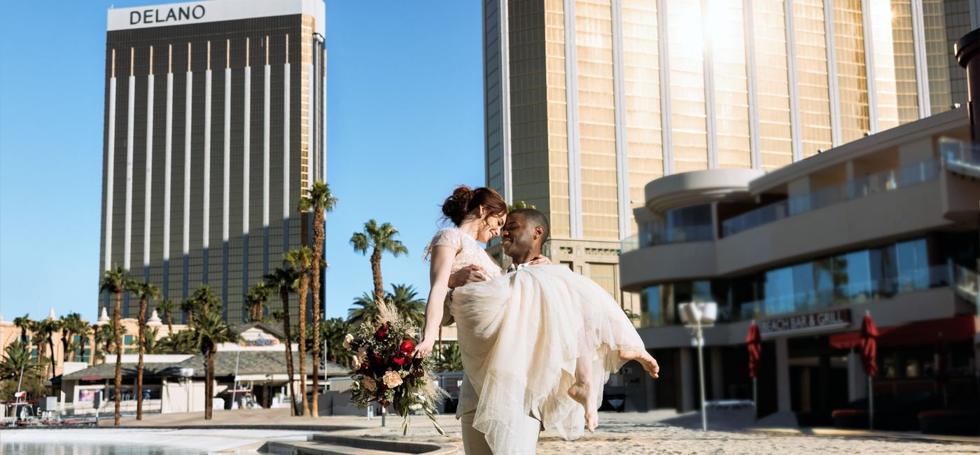 Image: Las Vegas is introducing a new ad campaign touting the city as a wedding destination. (photo via LVCVA)