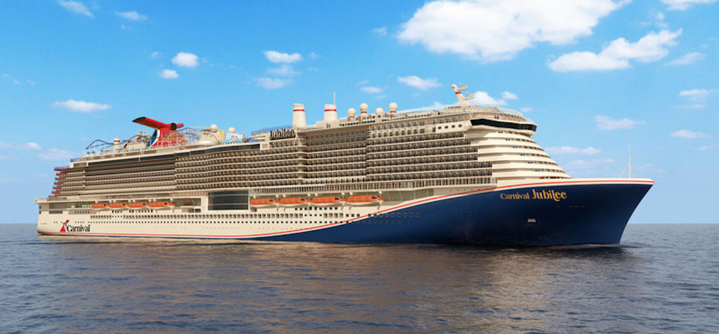 Image: Carnival Cruise Line's third Excel-class ship, Carnival Jubilee, will be delivered in 2023 and based in Galveston, Texas. (photo courtesy of Carnival Cruise Line)