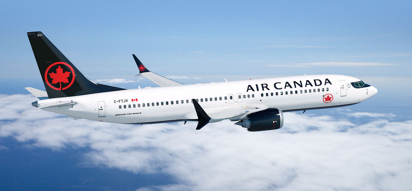 Image: Air Canada 737 Max 8 (photo courtesy Air Canada)