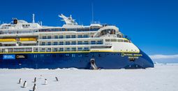 Lindblad Expeditions, National Geographic Resolution, expedition cruise, penguins, Antarctica