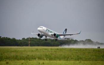 Frontier Airlines plane.