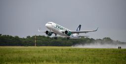 Frontier Airlines plane.