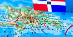 Dominican Republic, DR, map, flag, Caribbean, island, Hispaniola