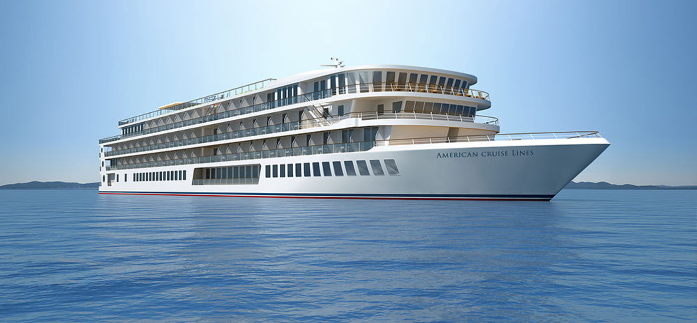 Image: New American Cruise Lines domestic riverboat design. (Photo courtesy of American Cruise Lines)