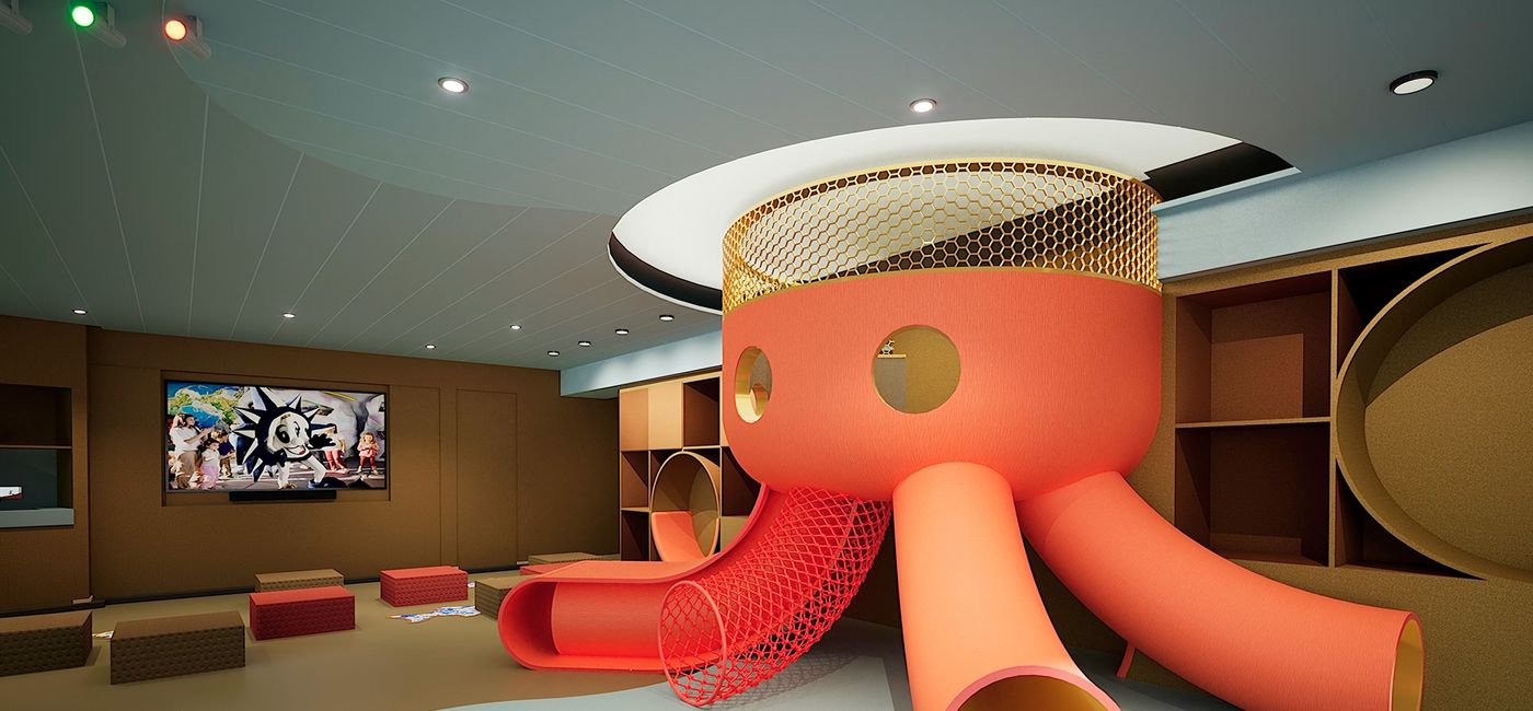Image: MSC World Europa's kids and families section. (photo via MSC Cruises Media)