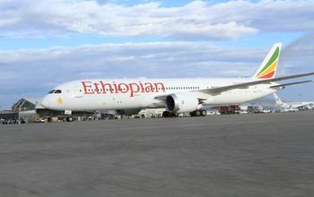 Ethiopian Airlines plane.