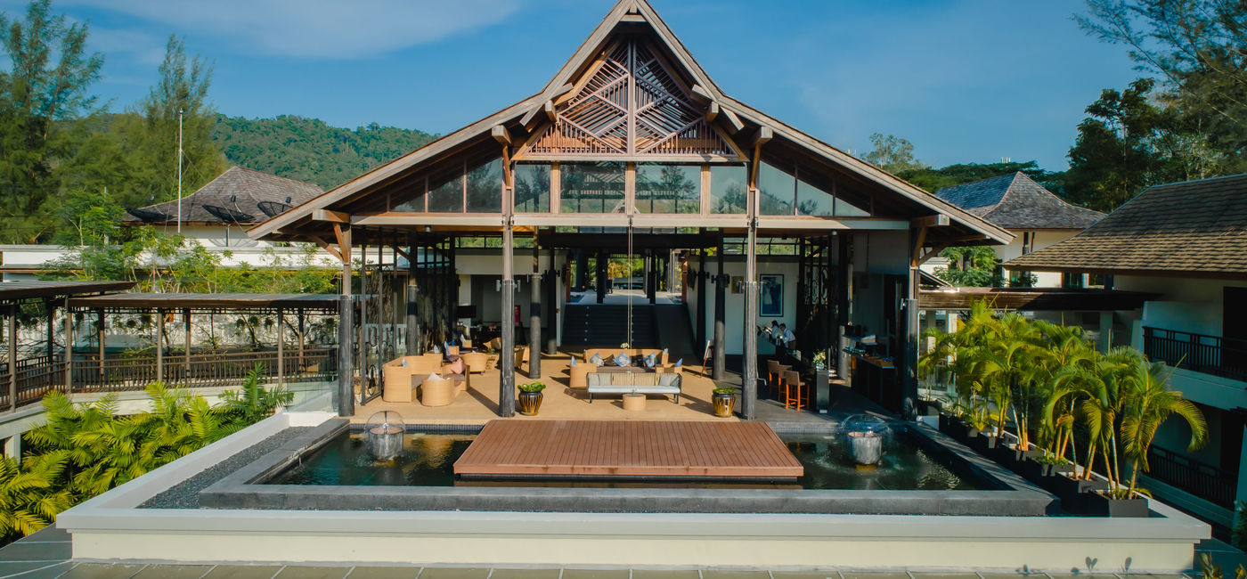 Image: Exterior lobby of the Outrigger Khao Lak Beach Resort. (photo via Outrigger Resorts) ((photo via Outrigger Resorts))
