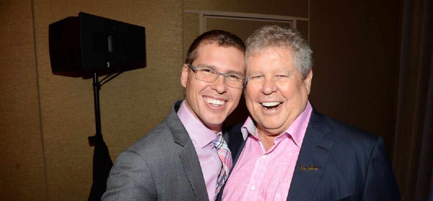 Image: The Sandals Foundation officials announced programs to honor late chairman Gordon "Butch" Stewart (right, with son Adam Stewart). (photo via Sandals Resorts)