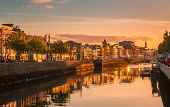 River Liffey, Dublin, Ireland, City, Europe