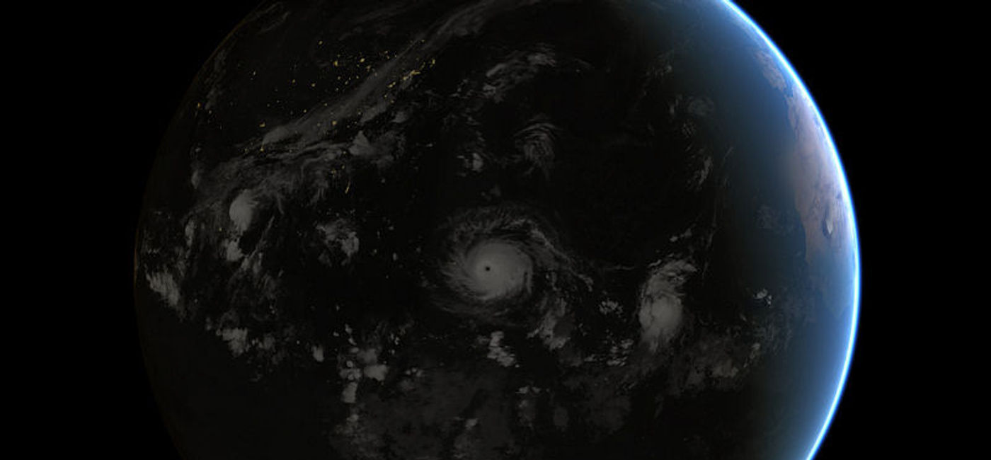 Image: PHOTO: Hurricane Irma composite satellite image with Hurricane Jose not far behind. (photo via Flickr/EUMETSAT)