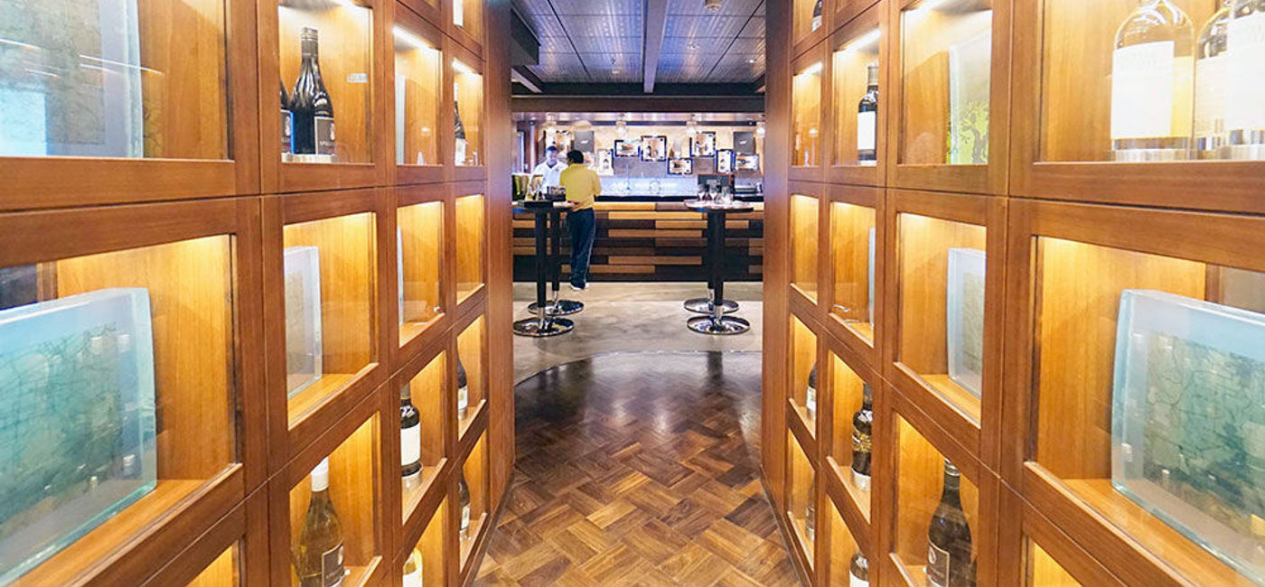 Image: PHOTO: The Cellars, a Michael Mondavi Family Wine Bar on Norwegian Cruise Line's Norwegian Escape. (photo by Jason Leppert)