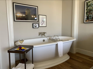 Las Vegas hotel room, Freestanding Pedestal Tub, Hotel Nomad