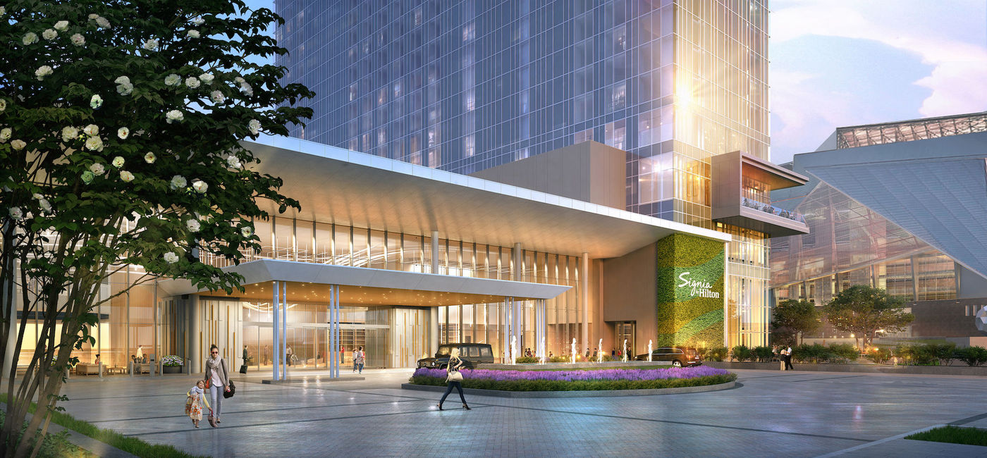 Image: Signia by Hilton Atlanta entrance. (Photo Credit: Hilton)