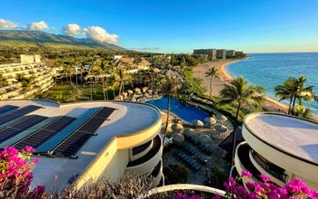 A view from Moana at Sheraton Maui Resort & Spa overlooking the resort and ocean