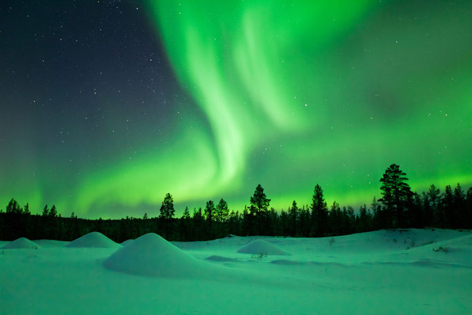 Northern Lights, Finland Northern Lights, Finland, Europe